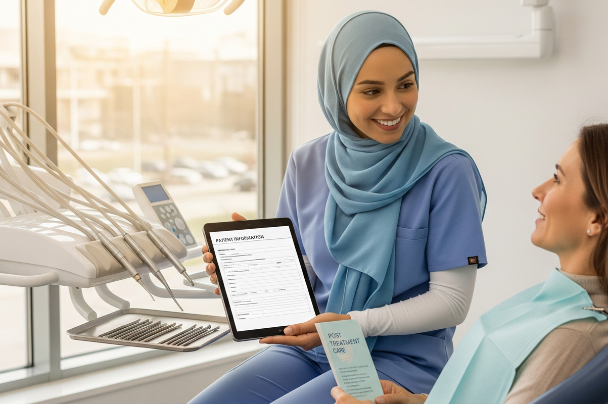وظایف شغل دستیار دندان پزشک